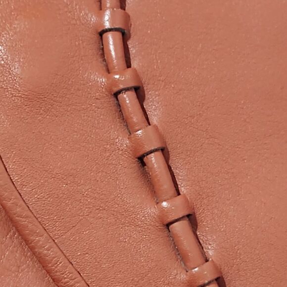 BEAUTIFUL VTG GENUINE LEATHER LARGE BROWN ENVELOPE CLUTCH PURSE MADE IN BRAZIL - Picture 3 of 8